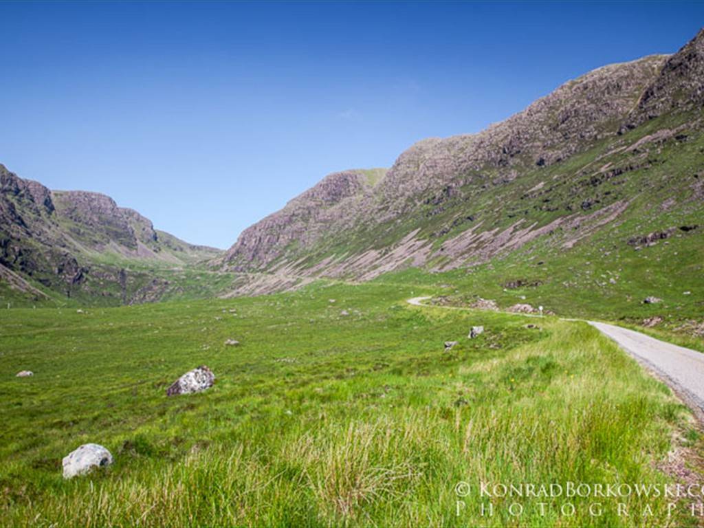 Driving up Bealach na Ba